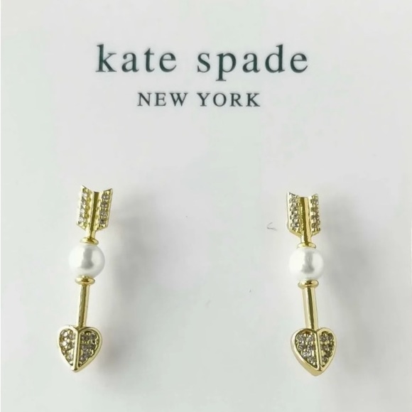 KATE SPADE Love Game Arrow Ear-Pin Earrings - Picture 3 of 5